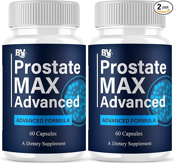 BLUE VIBE Prostate Max Advanced Capsules, Prostate Max Maximum Strength Prostate Support and Advanced Overall Health Multivitamin Supplement, ProstateMax Daily Support (2 Pack - 120 Capsules)