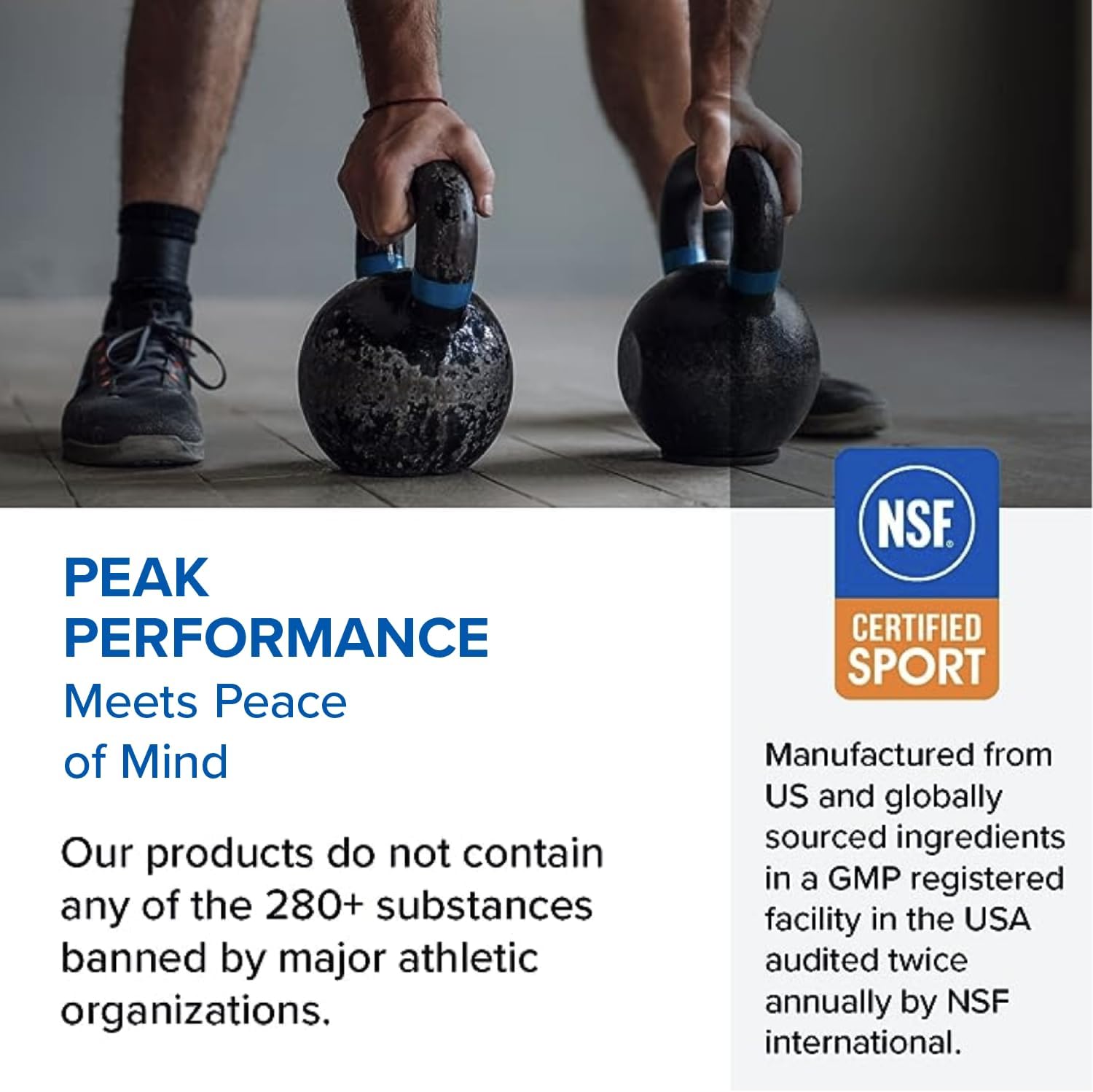 Creatine Monohydrate Powder - NSF Certified for Sport Creatine Supplement to Support Muscle Recovery, Pre + Post Workout Strength and Energy (1 lb / 90 Servings)