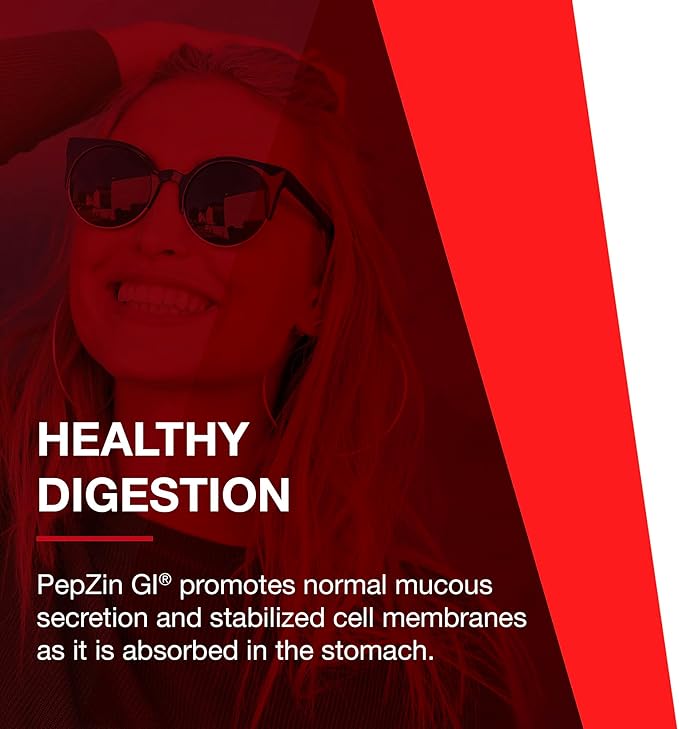 PROTOCOL FOR LIFE BALANCE GI Guard - for Gastric Health & Comfort - with PepZin GI - for Digestive Gut Health - Non-GMO & Vegan - 60 Tablets