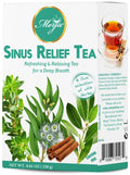 Merja Herbs Sinus Relief Tea - For Sinus Cleanse - Reduce Sinus Discomfort - Mediterranean Loose - Caffeine Free - 100% Natural & Premium Quality 250gr 8.82 oz