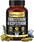 Turkesterone & Ecdysterone – Natural Testosterone Support, 2-in-1 High Potency Turkesterone Supplement for Men & Women with 95% Beta Ecdysterone - Strength, Energy and Vitality – 180 capsules