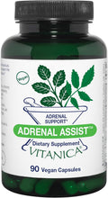 Vitanica Adrenal Assist, Adrenal Support, Vegan, 90 Capsules