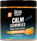 TASTY GAINS Magnesium Gummies – Sugar-Free Calm Gummies for Adults & Kids – Stress Relief, Sleep Support & Mood Booster – with L-Theanine, Magnesium Citrate & Lemon Balm – 60 Chews