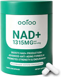 NAD+ Supplement 1315mg with Resveratrol – Liposomal NAD+ for Maximum Absorption – Advanced Cellular Health, Energy & Anti-Aging Support – NAD+ Supplements for Women & Men – 60 Capsules