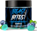 Creatine Monohydrate Gummies for Men & Women - 5g of Creatine Monohydrate per Serving - Sugar Free,Vegan, Blueberry Flavor, 135 Count.