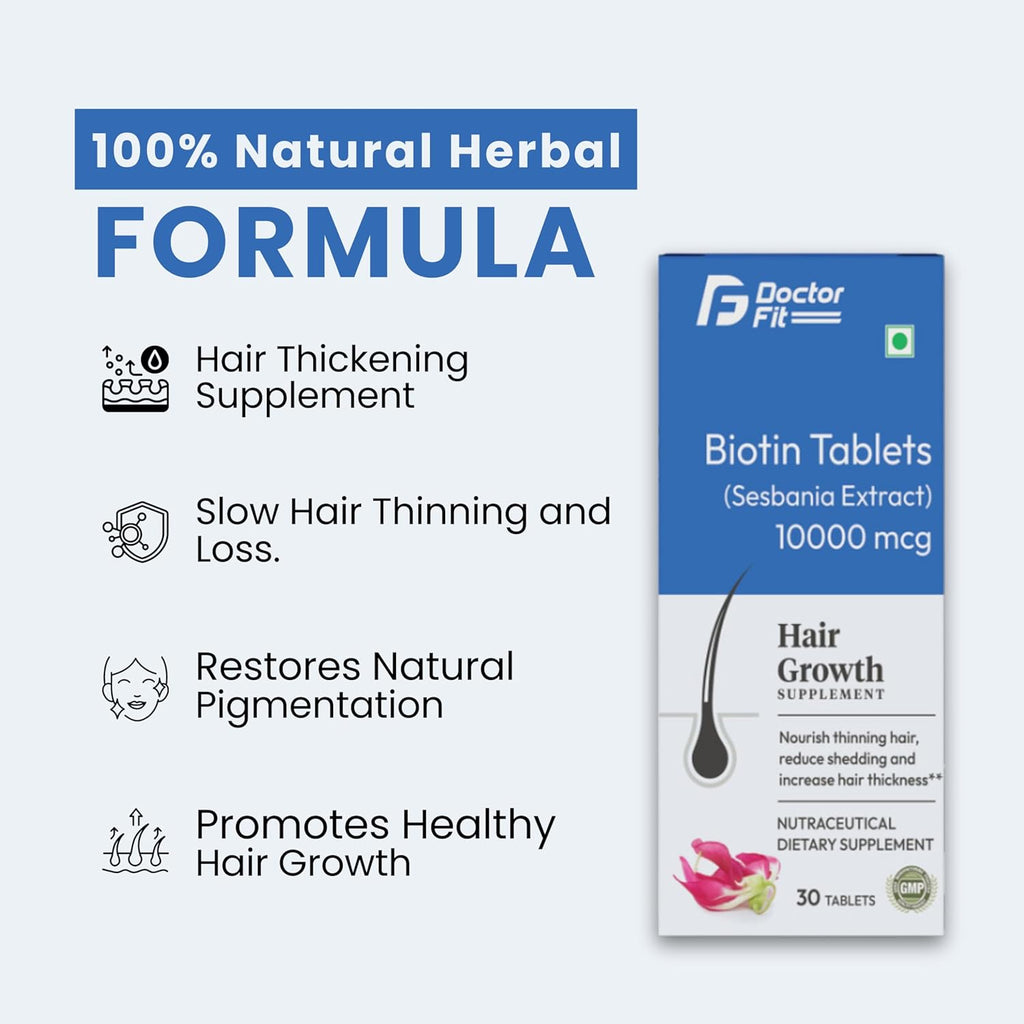 Pro Advanced Hair ReGrowth Supplement 180 Tablets For Women & Men (6 Months Supply - 6Pack x 30Tab)