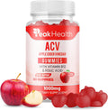 Apple Cider Vinegar Gummies with Vitamins - Delicious Apple Flavor for Women's Health, Metabolism Support & Digestive Wellness, 1000mg ACV with B12, B6, Folic Acid, 60 Vegan Gummies