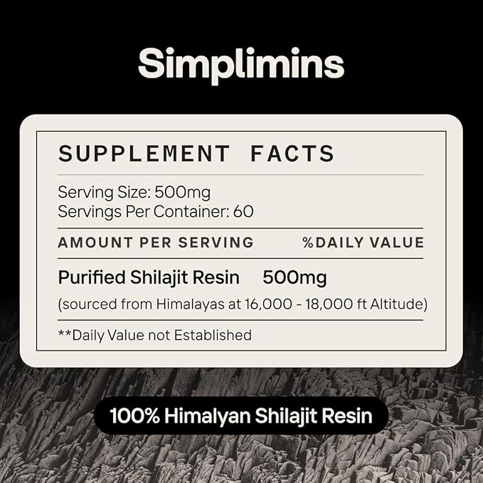 Shilajit Resin Pure Himalayan Ayurvedic Adaptogen Supplement (30 g | 60 Servings) | Natural Energy, Stamina & Immune Support for Men & Women | Lab-Tested, Heavy-Metal Screened, Vegan