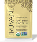 Truvani Vegan Pea Protein Powder | Banana Cinnamon | 20g Organic Plant Based Protein | 1 Serving | Keto | Gluten & Dairy Free | Low Carb | No Added Sugar