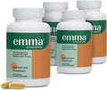 Emma Gut Health - 4 Pack - Gas and Bloating Relief, Constipation, Leaky Gut Repair - Gut Cleanse & Restore Digestion - Regulate Bowel Movement. Probiotics and Laxative Alternative, 240 Capsules