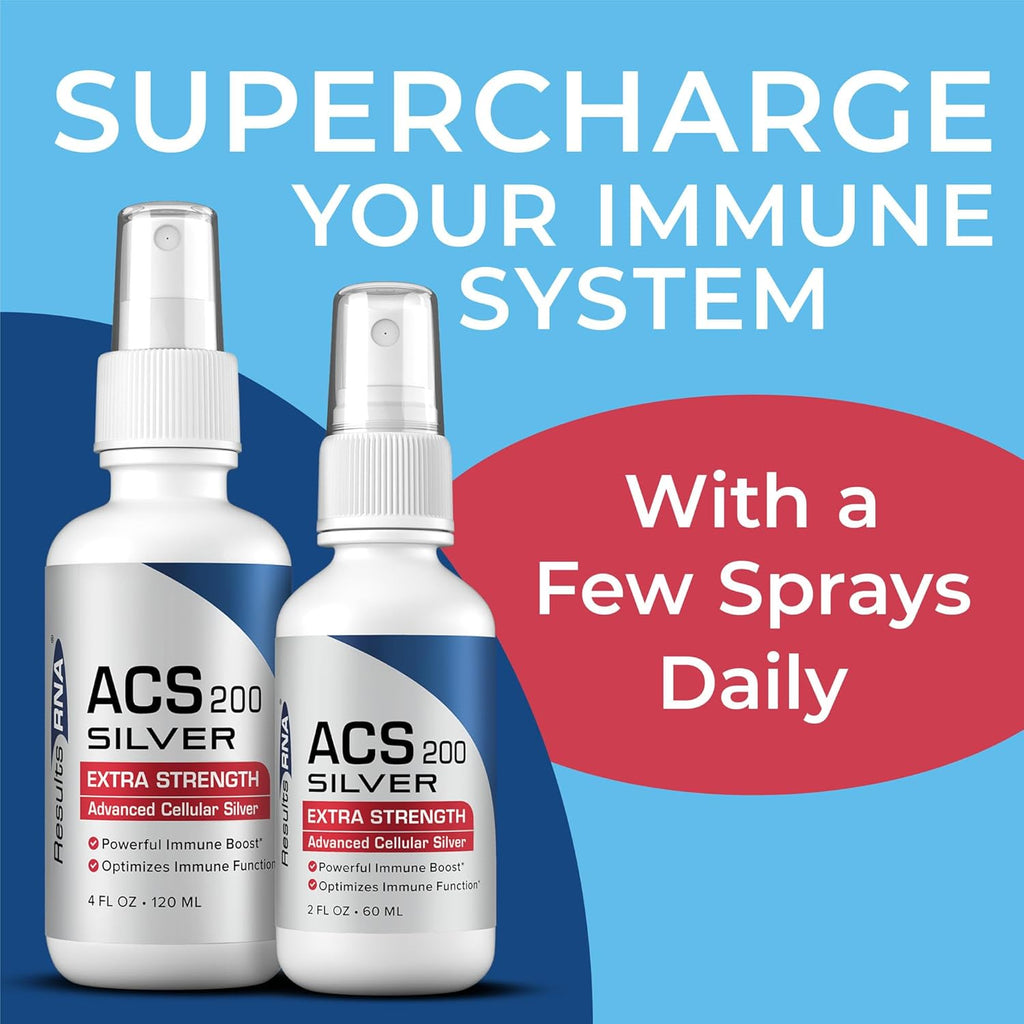 Results RNA - ACS 200 Silver Extra Strength Immune System Support – Advanced Cellular Colloidal Silver Supercharges Your Immune System. Recommended by Doctors Worldwide ( 2 oz )