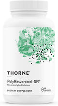 THORNE PolyResveratrol-SR - Trans-Resveratrol Supplement for Healthy Aging* - 60 Capsules