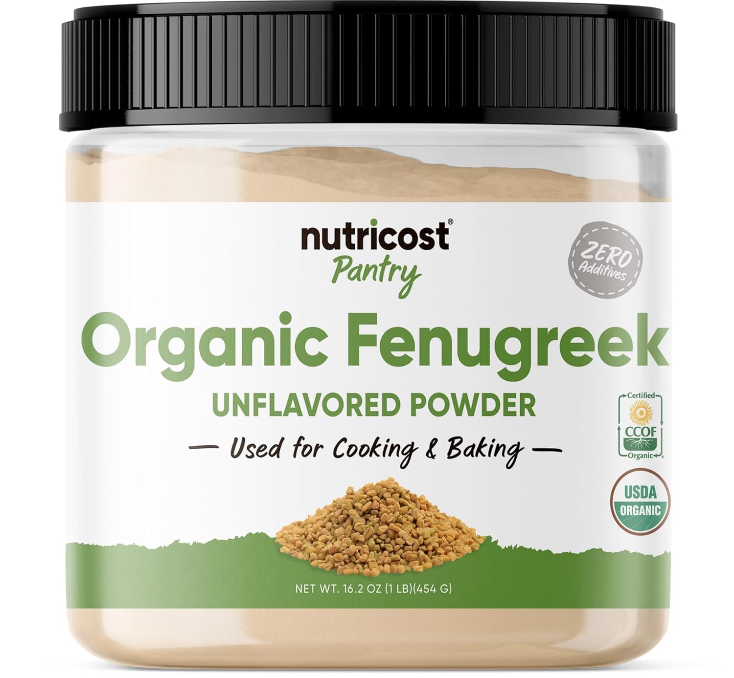 Nutricost Organic Fenugreek Powder (1LB)