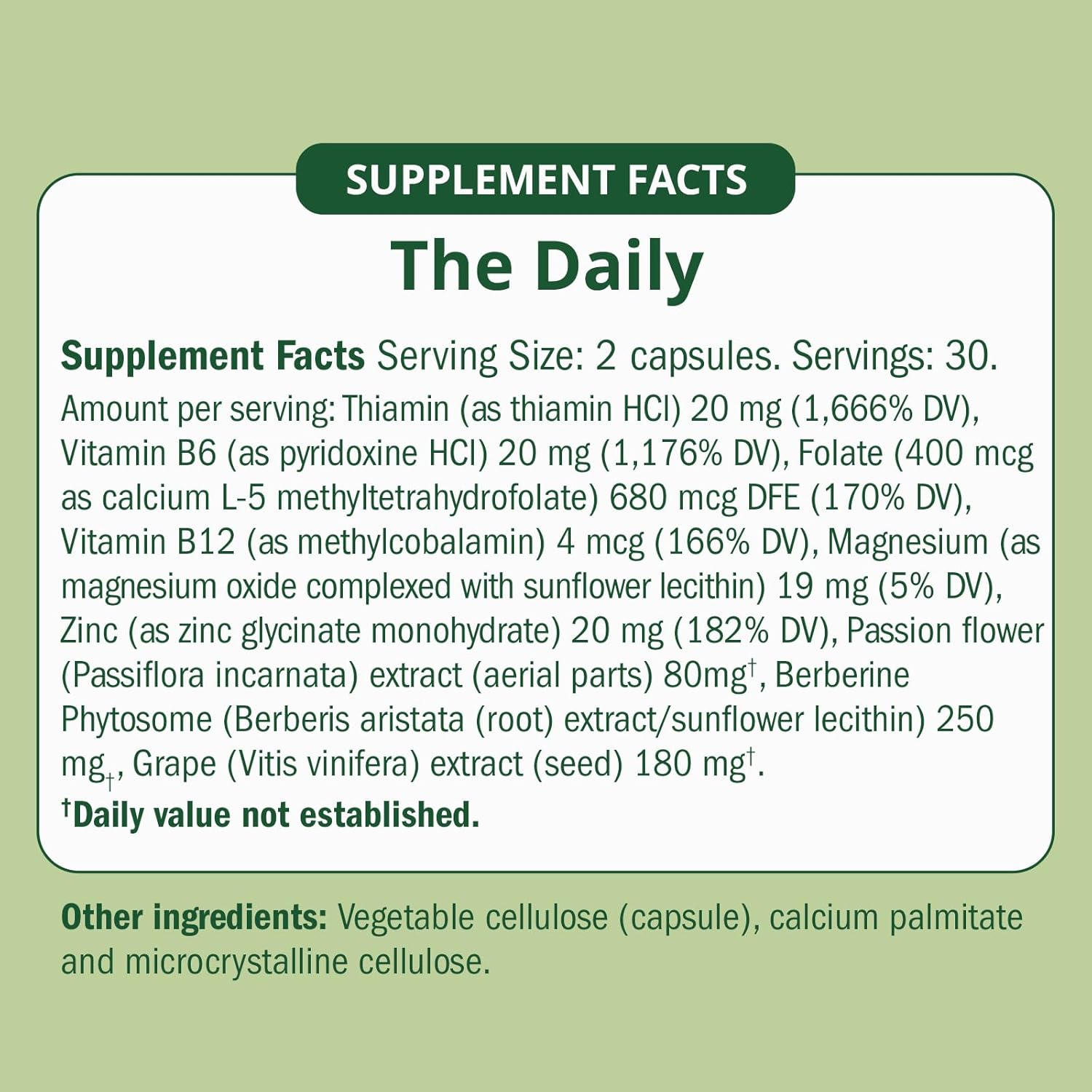 Semaine Daily Hormone Balance – Clearer Skin, Enhanced Moods, Deeper Sleep & Happier Hormones. Hormone-Free, Vegan Capsule, Multi-Symptom Support (60 ct)