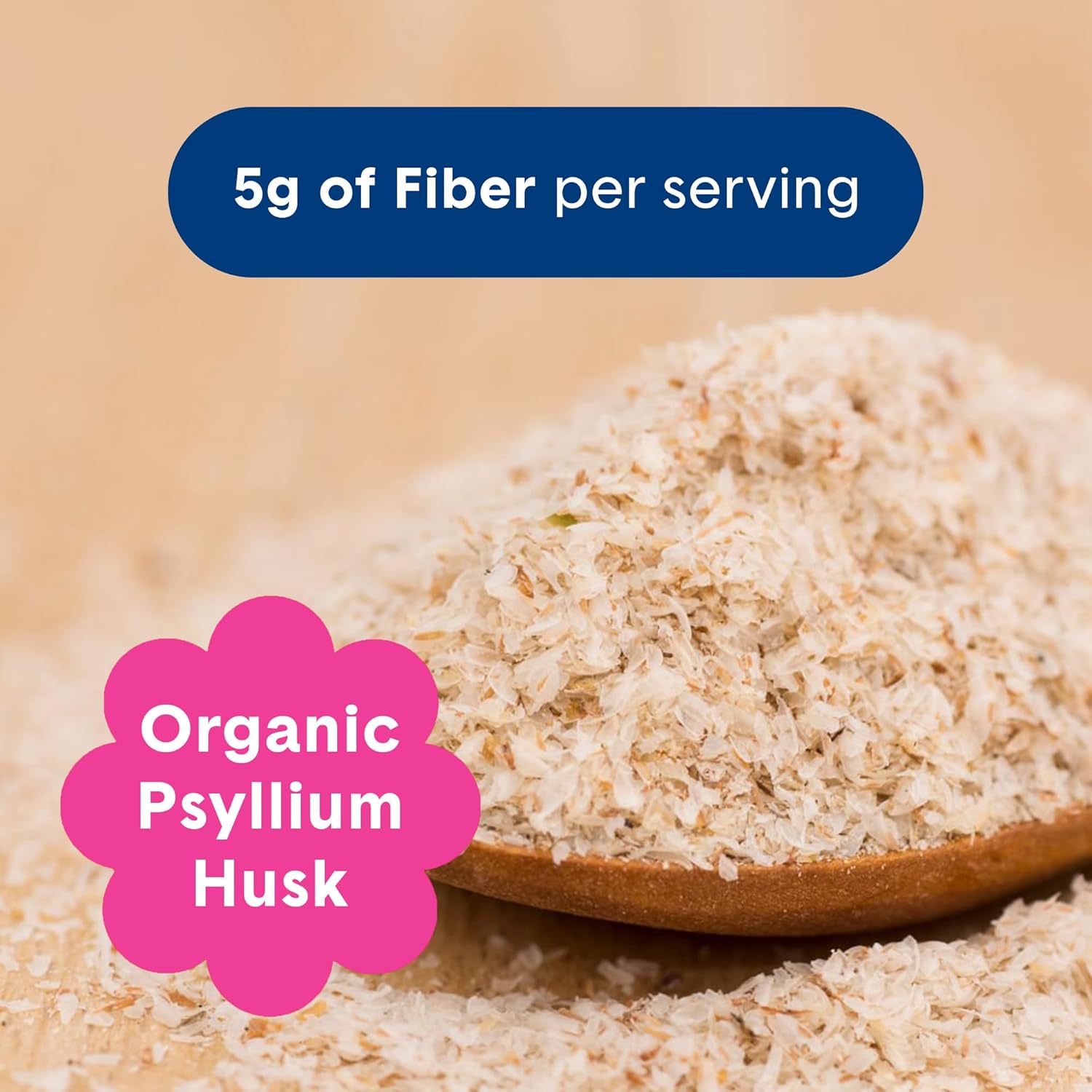 Bellway Super Fiber Powder + Fruit, Sugar Free Organic Psyllium Husk Powder Fiber Supplement for Regularity, Bloating Relief & Digestive Health, Plant-Based, Mixed Berry (50 Servings)