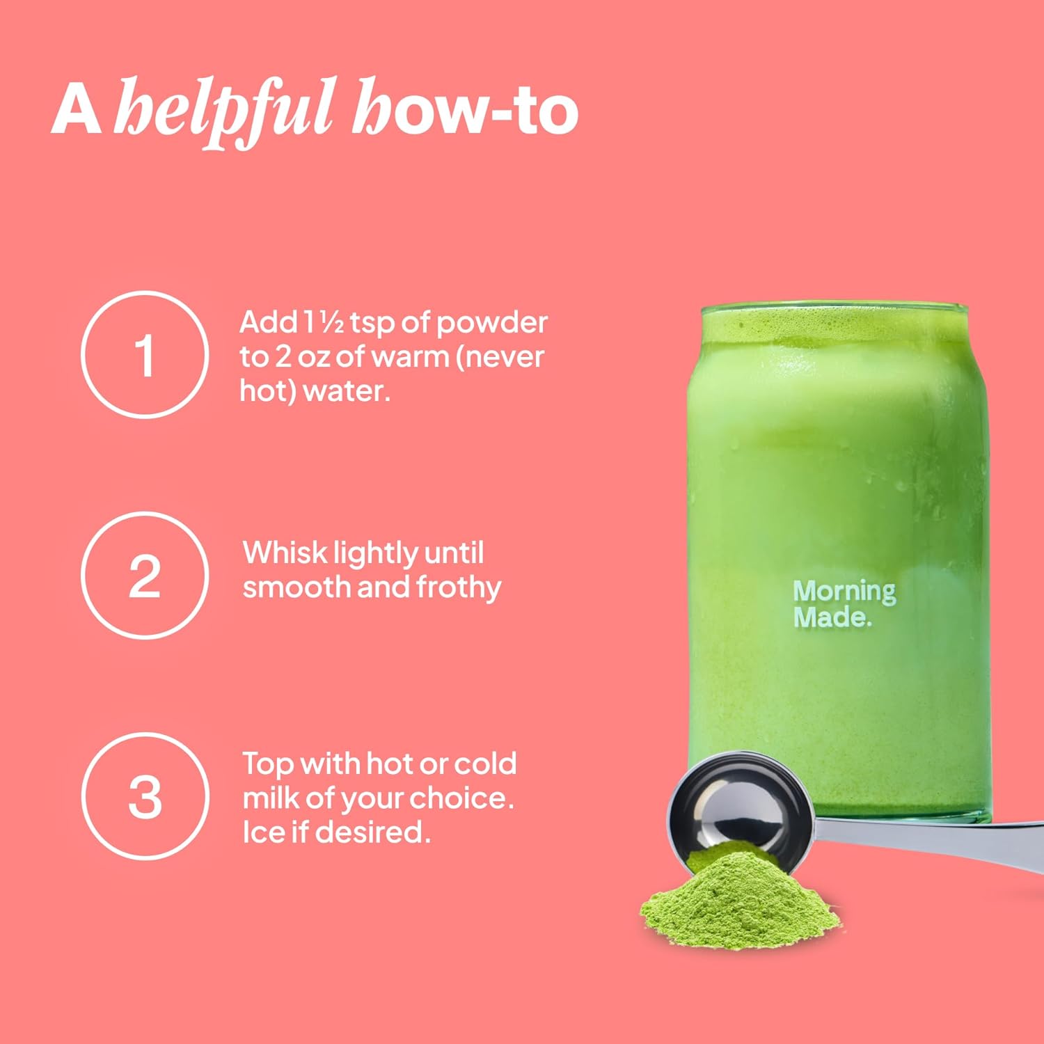 Matcha Made Strawberry Matcha Powder | 8.46oz (240g) Tin, 60 Servings | Sweetened with Organic Sugar | Perfect for Lattes, Smoothies & Baking | Rich in Antioxidants & Energy Boosting