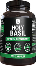 PURE ORIGINAL INGREDIENTS Holy Basil (365 Capsules) No Magnesium Or Rice Fillers, Always Pure, Lab Verified