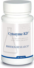 Biotics Research Cytozyme KD Neonatal Kidney, Supports Renal Health, Heart Health, SOD, Catalase, Potent Antioxidant Activity, 60 Tablets