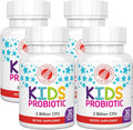 Silver Fern Brand Kids Ultimate Probiotic - 4 Bottles - 30 Chewable Tablets Each - Sugar & Gluten Free - Children's Dietary Supplement - DNA & Survivability Verified - Digestive & Immune Support
