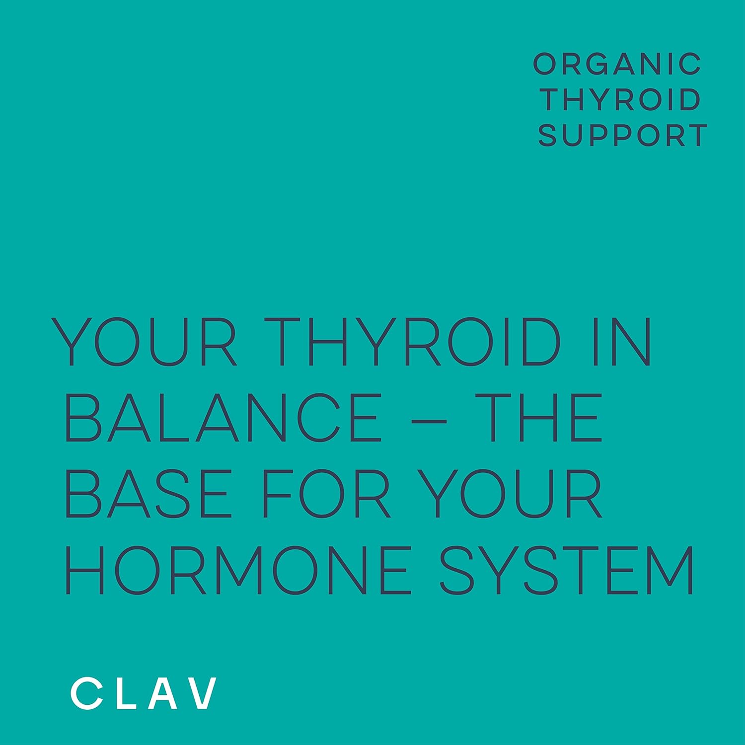 Organic Thyroid Support Supplement with Iodine from Sea Kelp Organic and Selenium from Mustard Seed Extract - 120 Capsules - Natural Thyroid Supplement for Men & Women - Vegan and Gluten Free