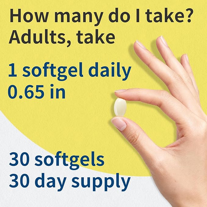 Vitamin D3 K2 5000 IU Softgels with Magnesium Supplement - & 120mcg MK-7 K2 for Bone Health & Immune Support - Non-GMO & Gluten-Free Softgels with MCT Oil- 30 Softgel