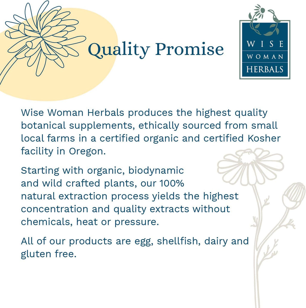Wise Woman Herbals Women's Menocaps Non-GMO Herbal Blend for Menopause Support, Hot Flashes, Night Sweats, Mood Support, Emotional Balance, Hormonal Support 120 Veg Caps