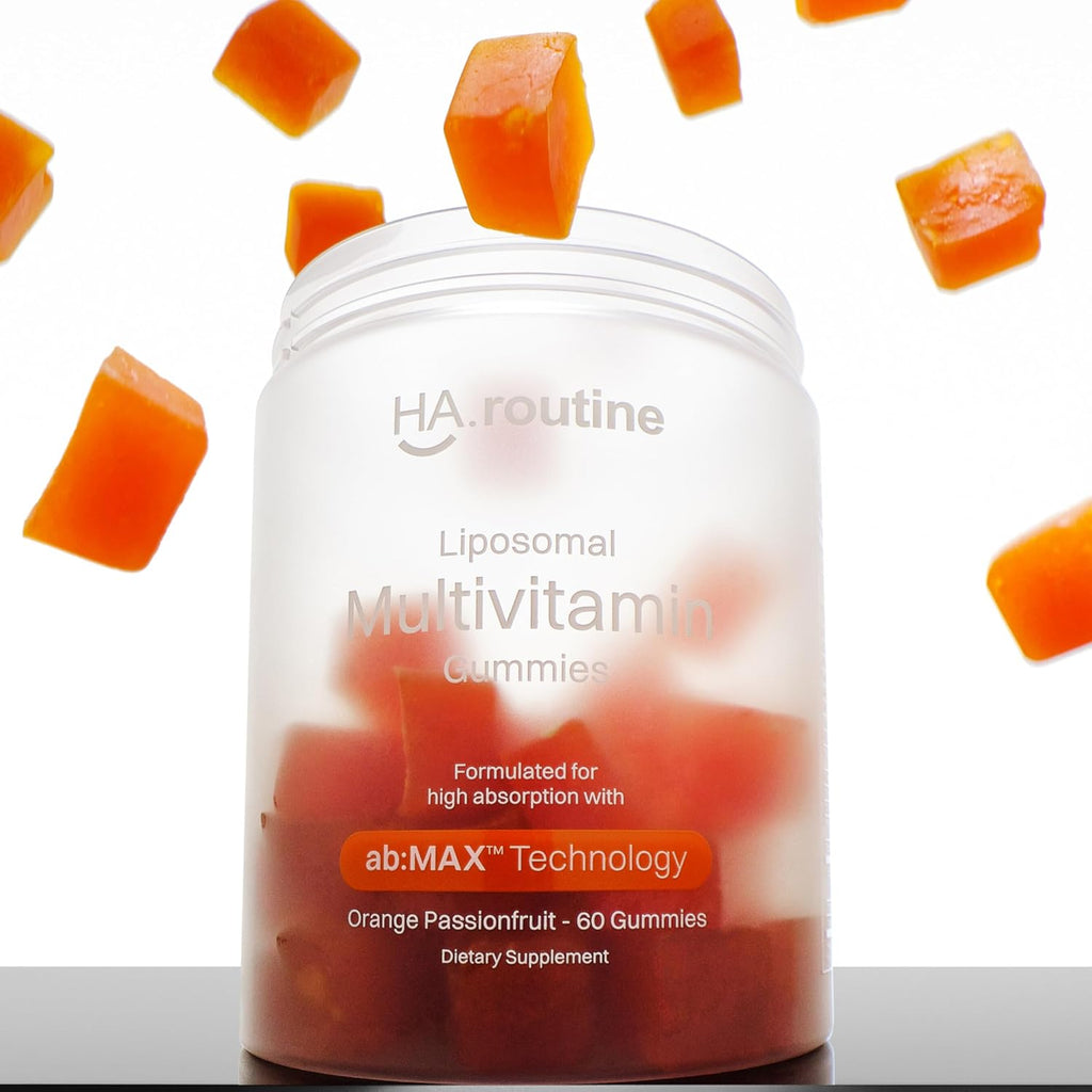 Liposomal Multivitamin Gummies for Men & Women, Orange Passion Fruit Flavor – 520 mg Liposomal Multi Complex with 14 Vitamins & Minerals, Immune Support & Antioxidant Defense – 30 Servings