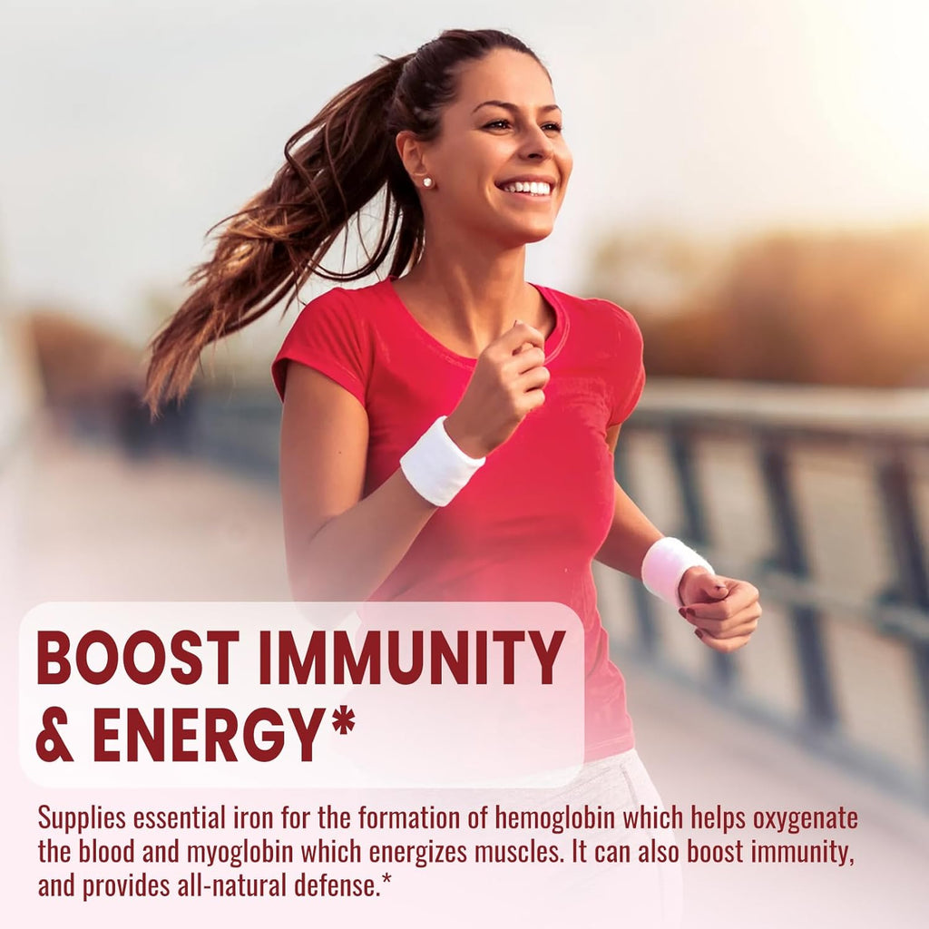 Liquid Iron Supplement for Women & Men Iron Drops Iron Supplements for Anemia with Folate, Vitamin C, B12 for Red Blood Cell Support-Pineapple Flavor, 2 Fl Oz
