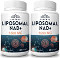 1600 mg Liposomal NAD Supplement, 98% Pure NAD+ Supplement, Superior Absorption, Alternative to Nicotinamide Riboside or NADH to Boost NAD+ for Aging Defense, Energy, Longevity, 120 Softgels