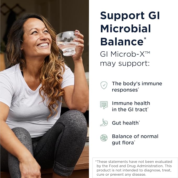 Designs for Health GI Microb-X - Botanical Gut Support, Cleanse + Detox Supplement with Tribulus, Berberine + Barberry Extract - Vegetarian + Non-GMO (60 Capsules)