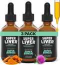 SUPERBONSAI Super Liver Support with Milk Thistle - All Natural Liver Cleanse Detox & Repair Aid - Doctor-Formulated Liver Supplement - Liquid Herbal Formula for Liver Health - 3 Month Supply (3 Pack)