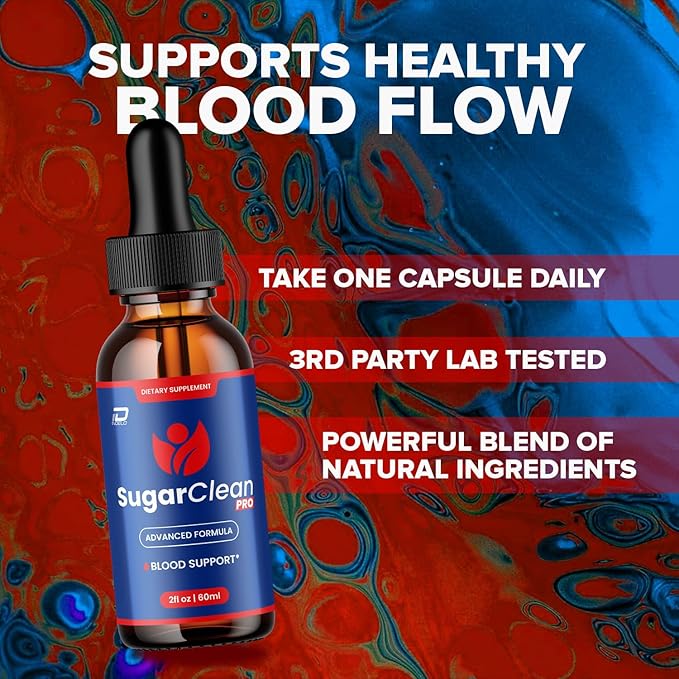 Sugar Clean Pro Healthy Formula – SugarClean Pro Liquid Drops Natural Health Support (3 Pack – 3 Month Supply)