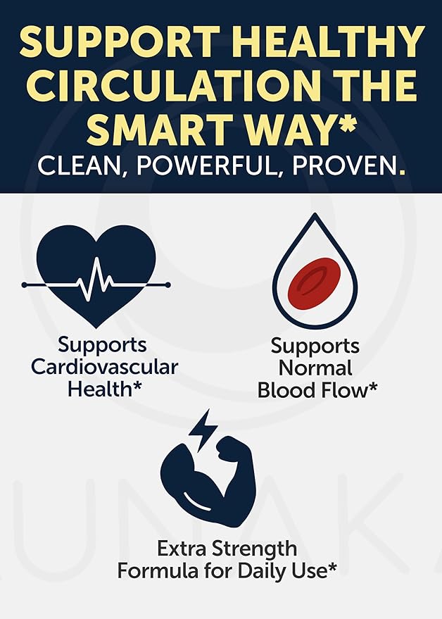 Lunakai USA Made Nattokinase Supplement – 400mg Natto Enzyme, 8000 FU per Serving – Heart & Circulation Support – Non-GMO, 60ct, 4000 FU Capsule