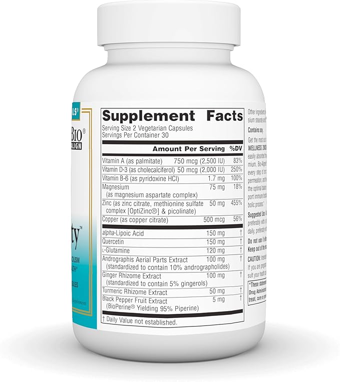 Source Naturals Wellness ZincMunity, Supports Zinc Absorption, Metabolism and Utilization for Immune Heath*, 50 mg Zinc - 60 Vegetarian Capsules