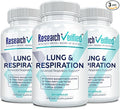 Research Verified Lung and Respiration - Seasonal Allergy and Sinus Support - Vitamin A, C & D, Quercetin, Nettle Leaf Extract - 180 Capsules - Made in The USA