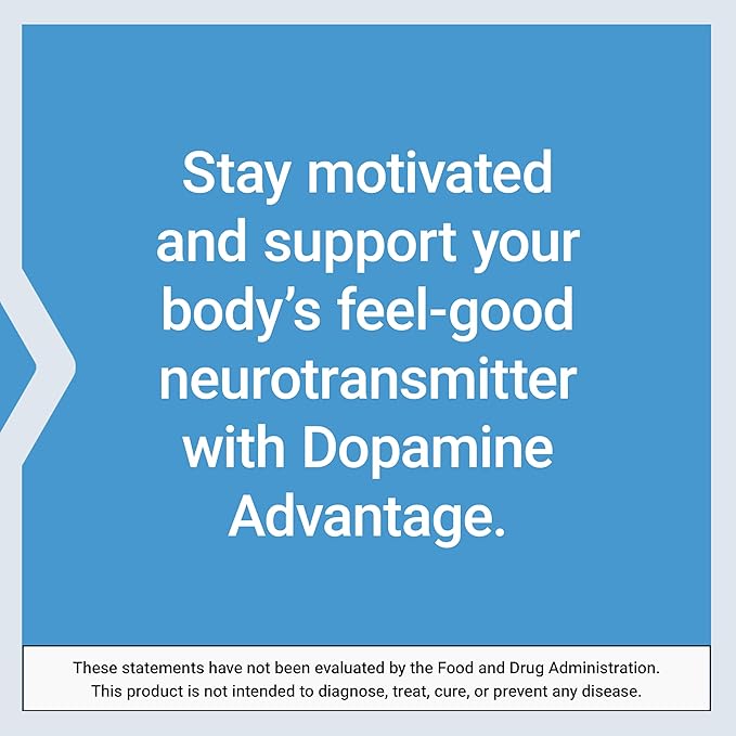 Life Extension Dopamine Advantage, Cognitive Health, Mental Sharpness, Motivation, Vitamin B12, phellodendron bark Powder, Gluten Free, Non-GMO, Vegetarian, 30 Capsules