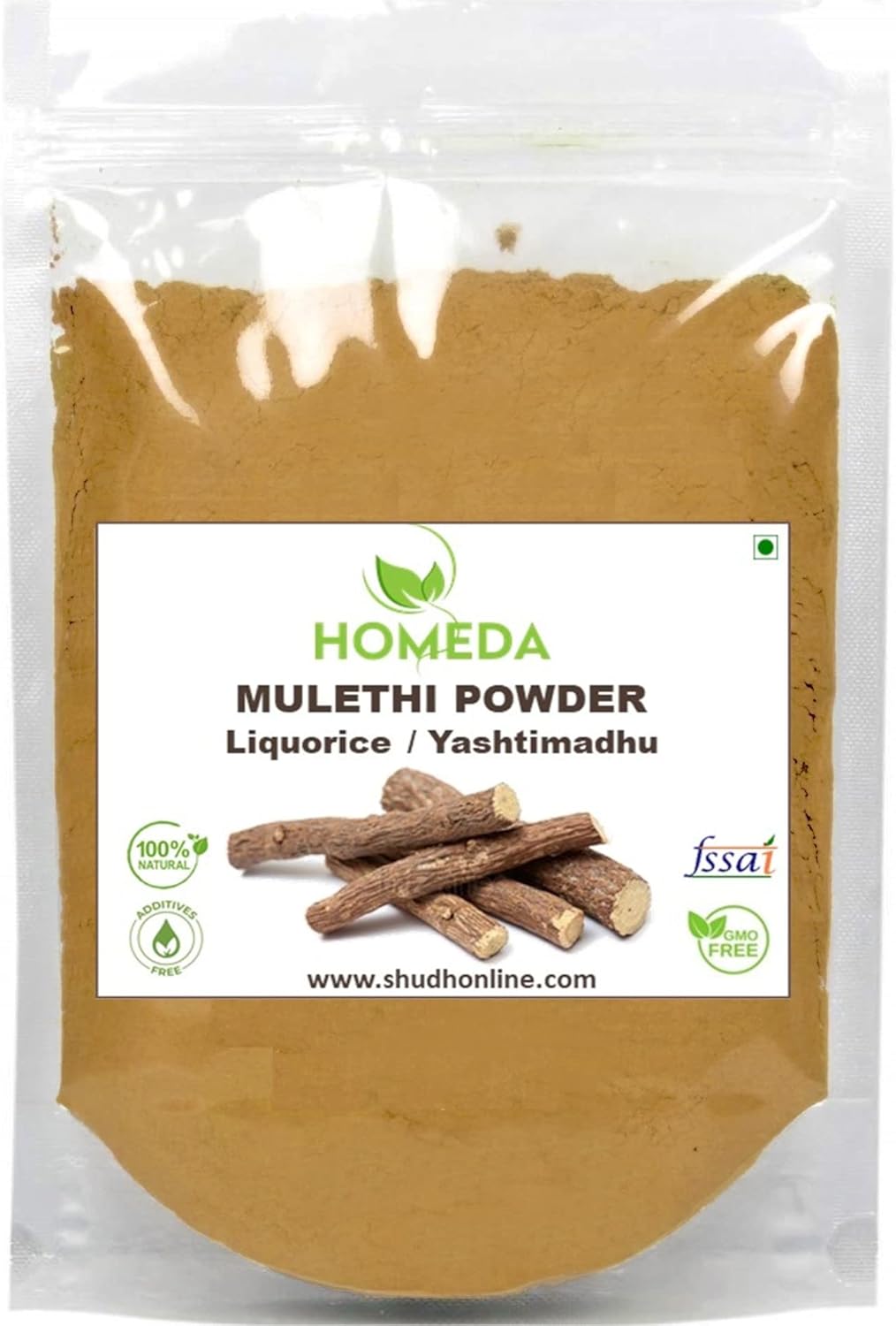 Organic Licorice Root Powder (3.5 oz - 100g), Mulethi Powder Organic for Face, Pure Licorice Root Extract for Skin, Regaliz Raiz Organico Dried Liquorice Roots Herb, Extracto De Regalis 0.2 lb
