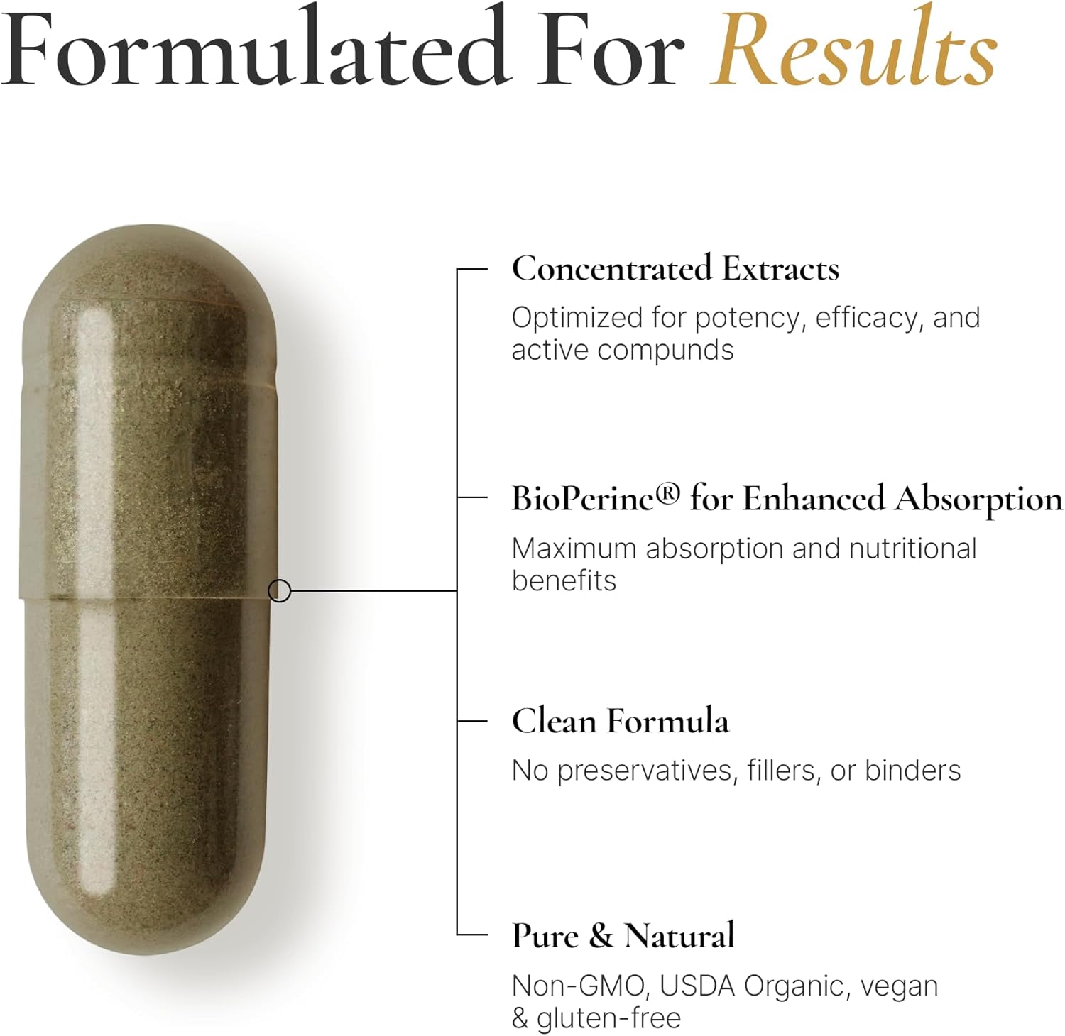 Restore Organic Sea Moss + Adaptogen Complex – Gut & Immune Support with Ashwagandha, Black Seed Oil & BioPerine® for Enhanced Absorption – Daily Wellness Formula for Stress & Energy (60 Capsules)