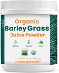 Organic Barley Grass Juice Powder- Grown and Harvested in The Fertile Utah Soil - 16 Ounces (454 Grams)