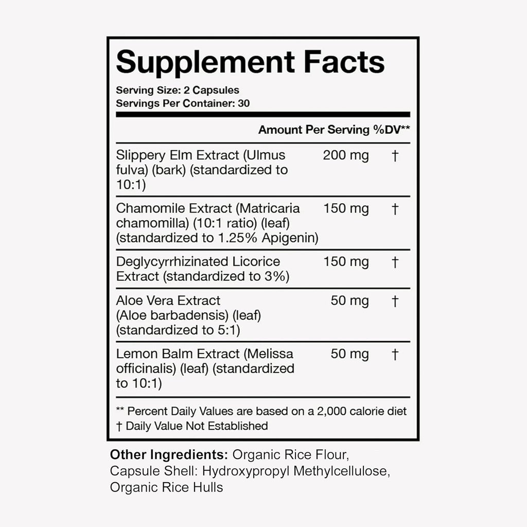 Terra Health Essentials - Acid Relief | All-Natural Acid Reflux Relief, Heartburn, Indigestion Supplement | 30-Day Supply (60 Capsules)