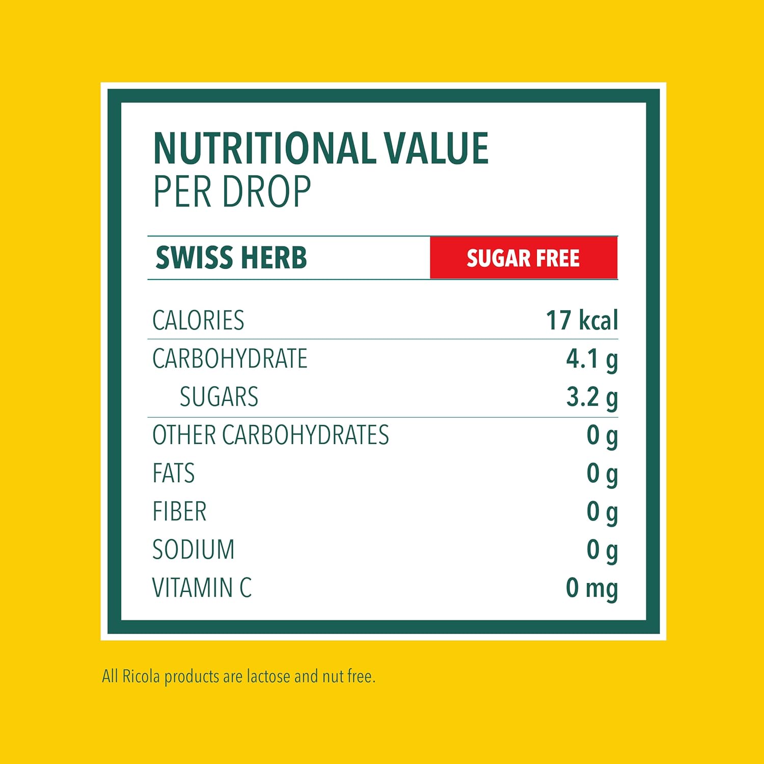 Ricola Sugar Free Original Natural Herb Cough Drops, 45 Count, Cough Suppressant & Throat Relieving Drops with Naturally Sourced Menthol, Pleasing Taste for Coughs & Throat Irritation Symptom Relief