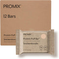ProMix Nutrition Protein Puff Bars - Snickerdoodle - Marshmallow Crispy Treat - Great Tasting & Healthy On The Go Snack - High Protein & Low Calorie - Free From Gluten, Soy, & Corn - 12 Bars