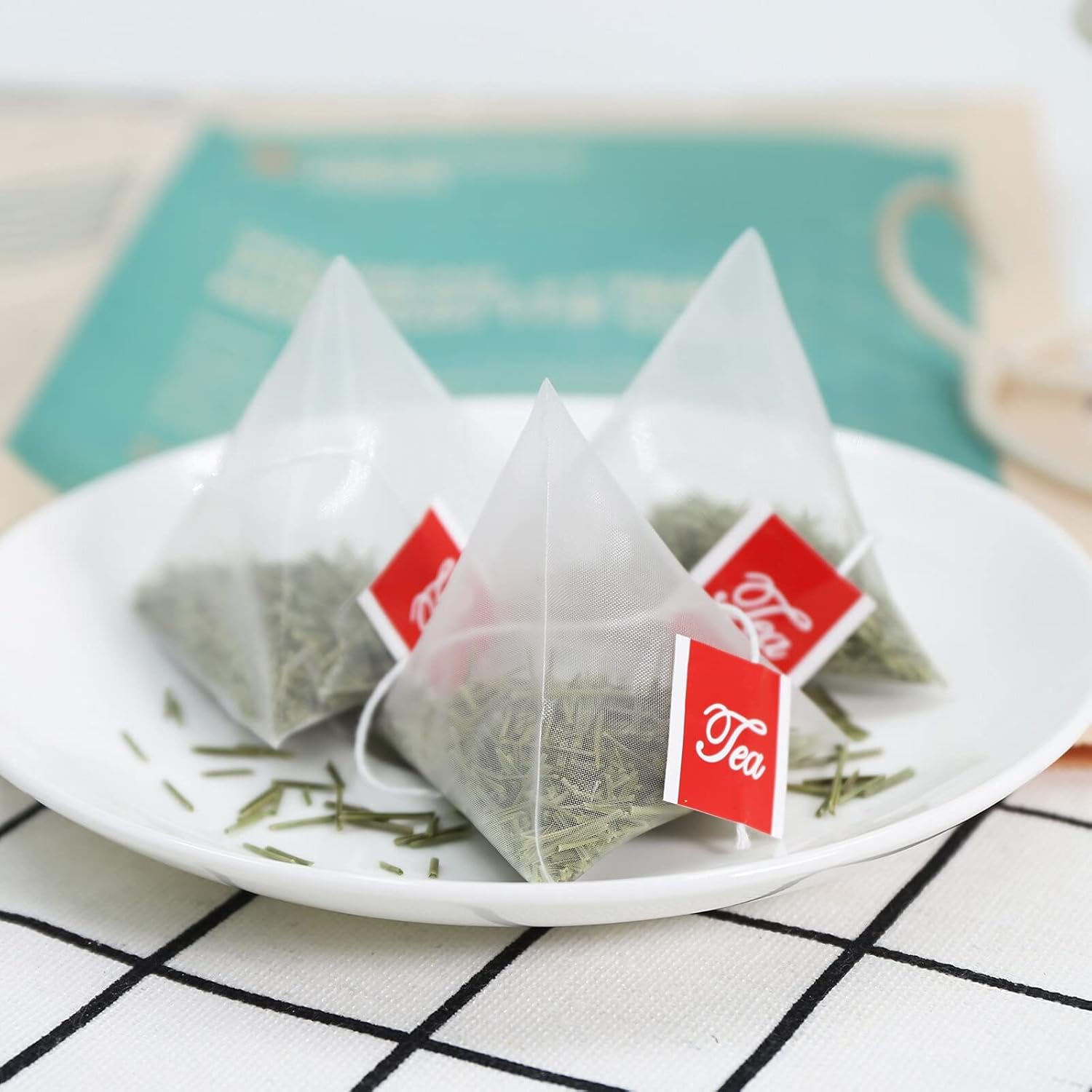 TEARELAE - Pine Needle Tea Bags - 3.53oz/100g (2.5g X 40 Bags) - 100% Pure Natural Dried Masson Pine Needles - Cut & Sifted - Caffeine-free (Pack of 2)