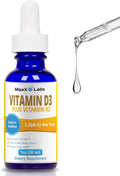 Vitamin D3 K2 Liquid Drops - Liquid Vitamin-D3 2000 IU Per Drop with K2 Supplements for Adults & Kids - VIT D for Healthy Bones, Heart & Immune Health - Vitamin D K2 MK7 Dropper 1 Oz