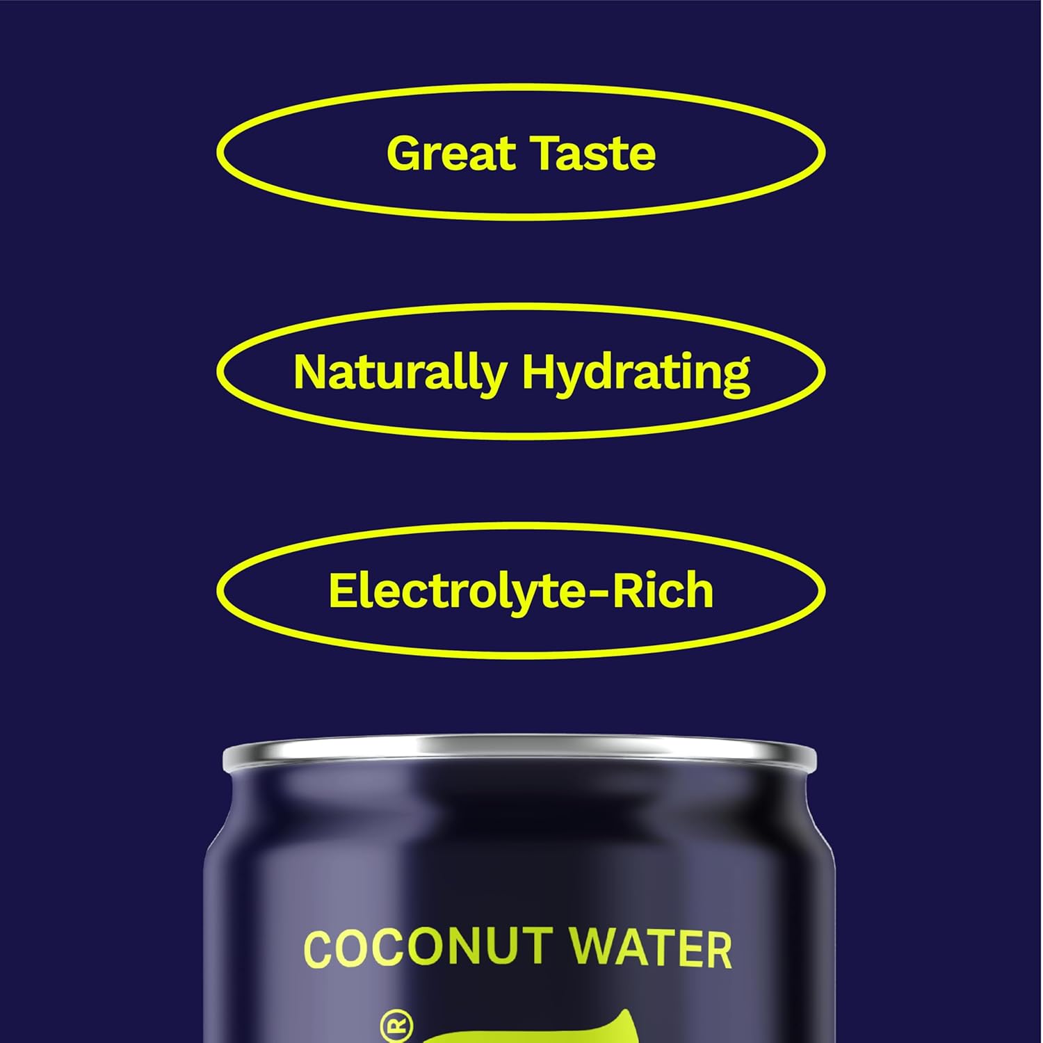 Coaqua Sparkling Coconut Water, 12 Pack, Natural Electrolytes for Hydration, Refreshing Sparkling Electrolyte Drink, Pure Coconut Water Not from Concentrate, Fat Free, 16.9 Fl Oz Cans