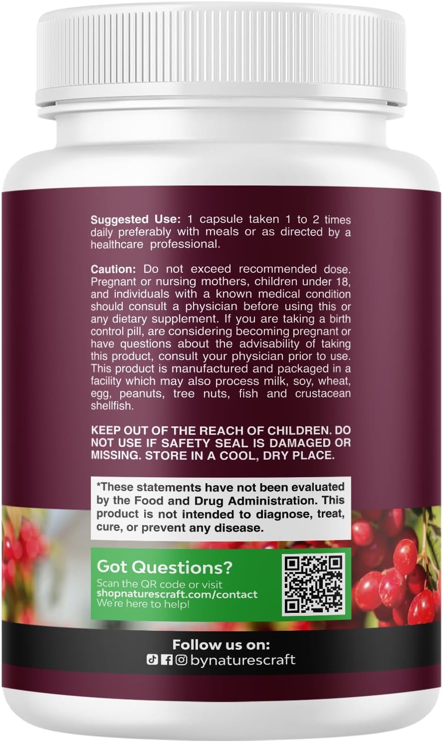 Advanced Kidney Support Supplement - Kidney Cleanse Detox & Repair Cranberry Extract Capsules with Uva Ursi, Stinging Nettle & Astragalus for Kidney Health - Urinary Tract Health - 240 Caps