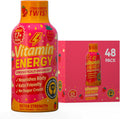 Vitamin Energy Immune+ Extra Strength Energy Shot Strawberry Twist 48 Pack, 260mg Natural Caffeine, B-Vitamins, Citicoline, Green Tea, Immunity & Focus Support, Zero Sugar, Gluten-Free 1.93 fl oz