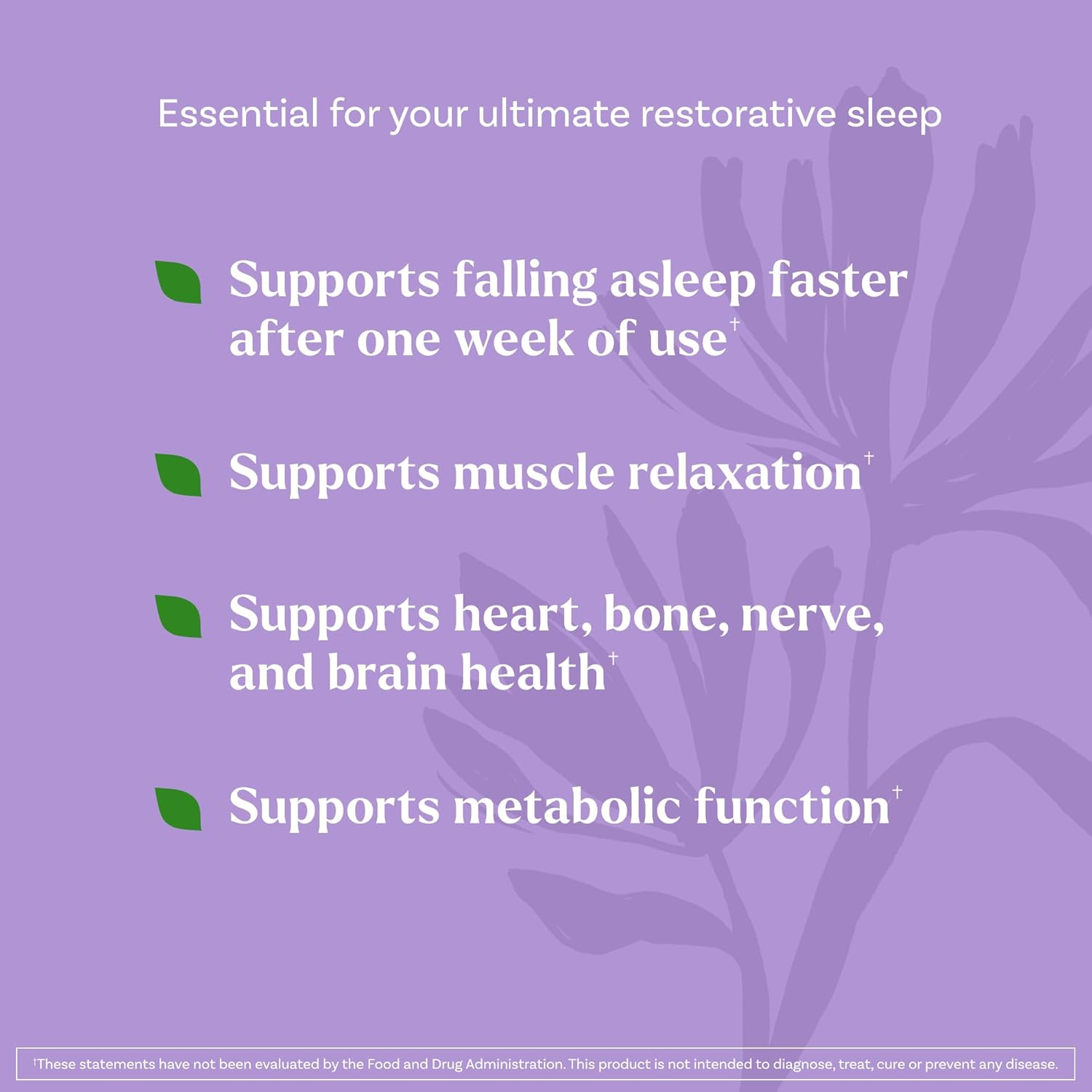 Natrol Sleep & Restore Calming Drink Mix with Magnesium Glycinate, Magnesium Sleep Aid, Melatonin-Free, Cherry, 10 Stick Packs