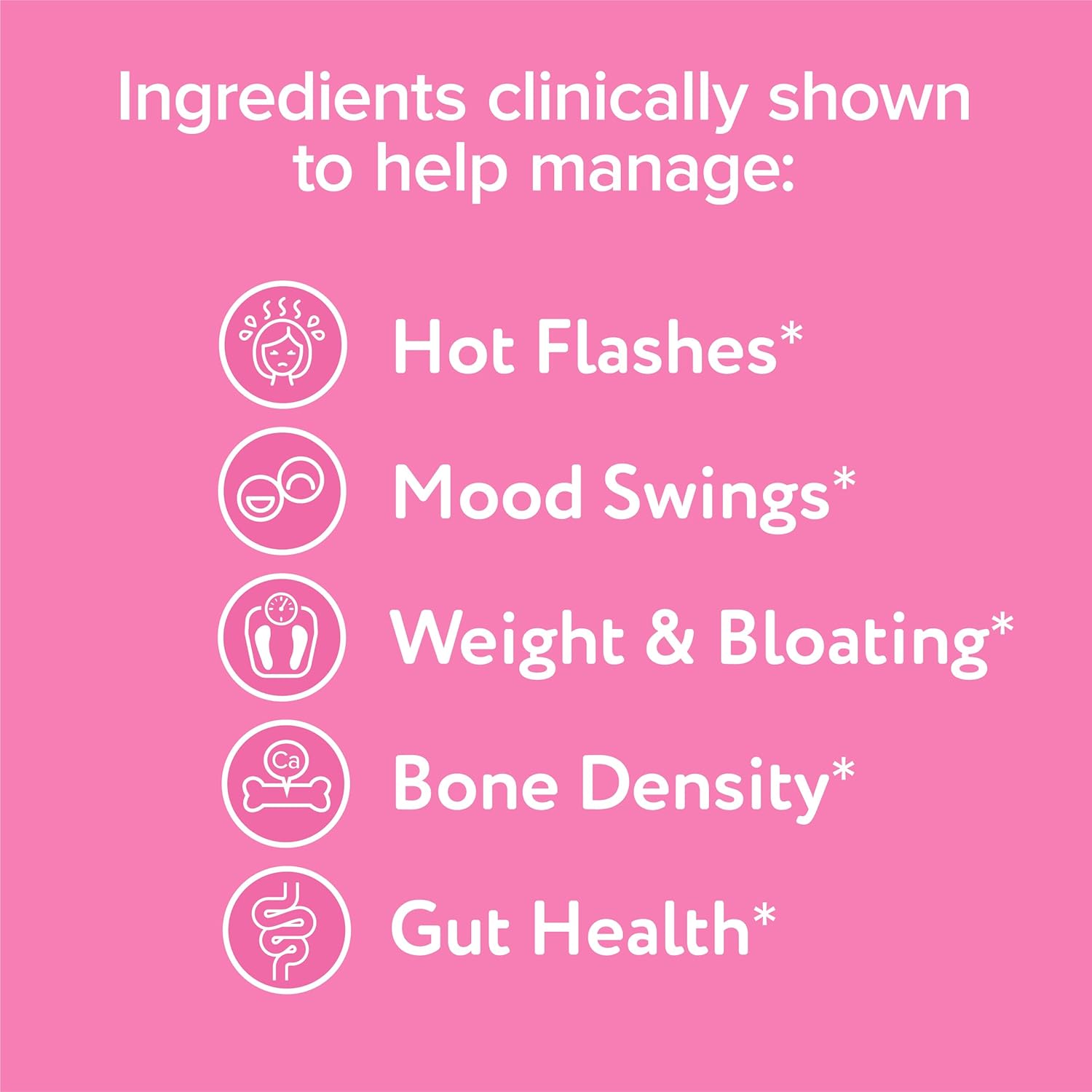 Florajen Triple-Action Menopause Probiotic - Hormonal Balance, Hot Flash, & Mood Swing Relief - Weight Management & Digestive Support - Featuring Berberine, Black Cohosh, & Botanical - 30 Capsules