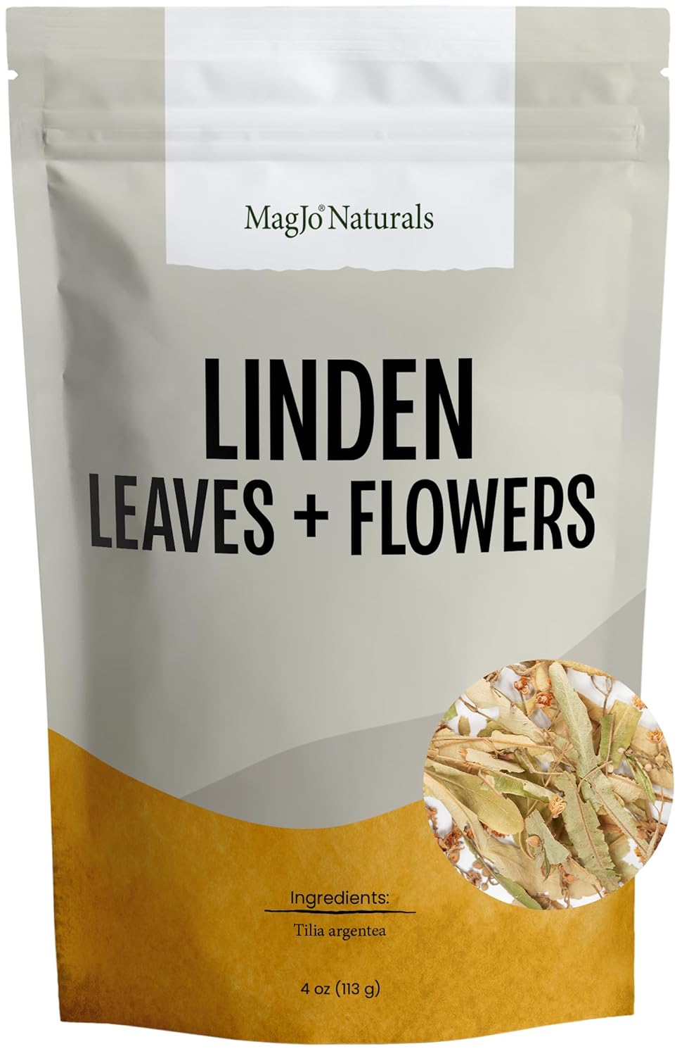 MagJo Naturals Linden Loose Leaf Tea Wild Harvest